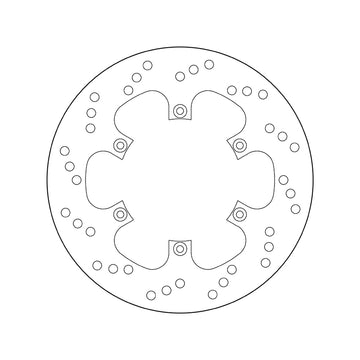 Benelli Tnt 1130 [2004–2016] - Series Oro round rigid brake disc - 0