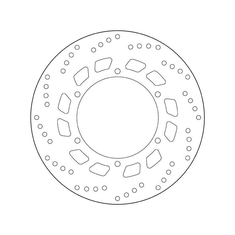 Yamaha Xv 125 [BREMBO] - Series Oro round rigid brake disc