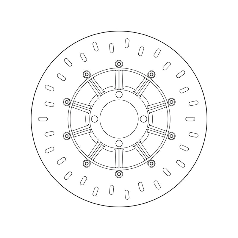 Bmw K 100 Rt [1984–1989] - Series Oro round rigid brake disc