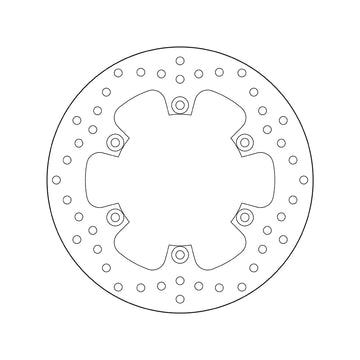 Yamaha Bt 1100 Bulldog [BREMBO] - Series Oro round rigid brake disc