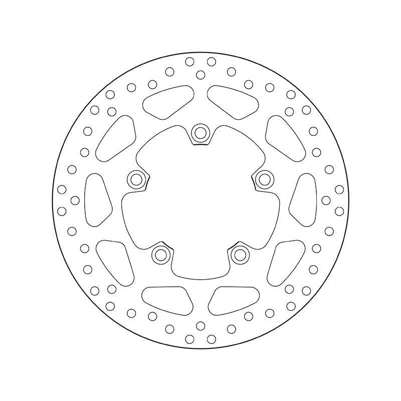 Triumph Tiger Explorer 1200 [BREMBO] - Series Oro round rigid brake disc
