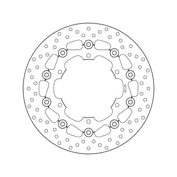 Yamaha Xt 660 [BREMBO] - Series Oro round floating brake disc