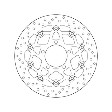 Kawasaki Er 6 F [BREMBO] - Series Oro round floating brake disc