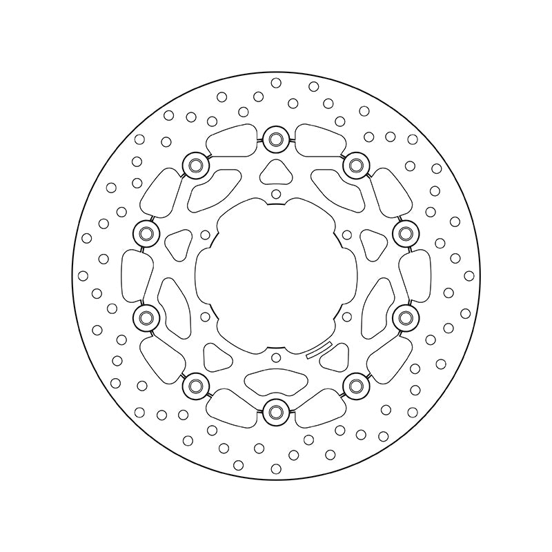 Bmw F 650 Cs Scarver [BREMBO] - Series Oro round floating brake disc