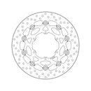 Bmw F 650 Gs Dakar [BREMBO] - Series Oro round floating brake disc-2