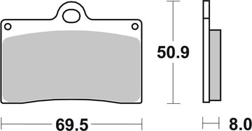 Ducati S 750 [BREMBO] - Competition Carbon Ceramic Brake Pads - 07BB15RC