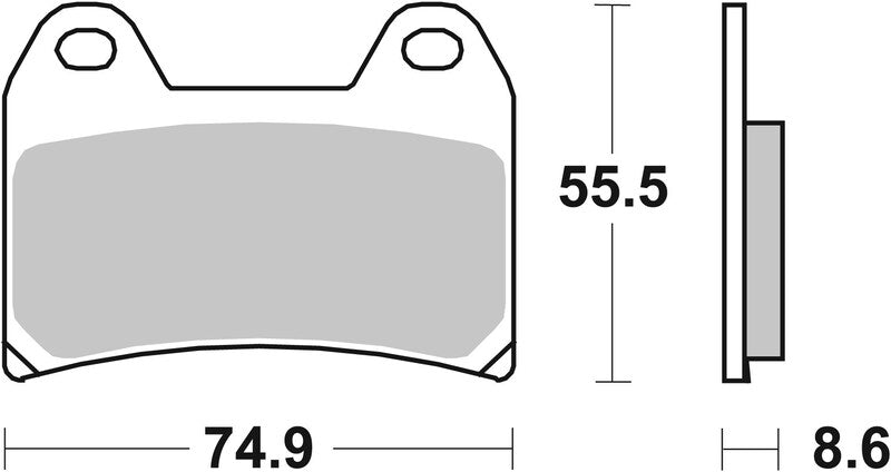 Ktm Super Adventure 1290 [BREMBO] - Competition Carbon Ceramic Brake Pads - 07BB19RC