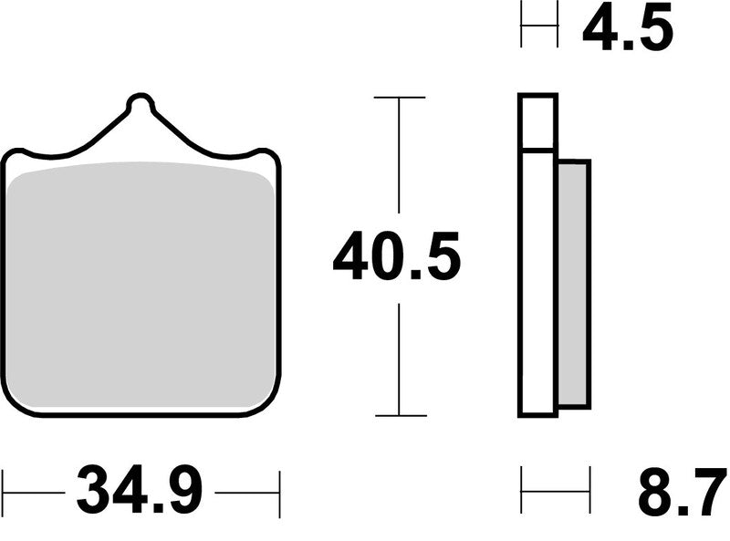 Ktm 690 Smc R [BREMBO] - Competition Carbon Ceramic Brake Pads - 07BB33RC