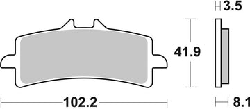 Yamaha Mt 09 Mt 09 Sp Mt 09 Tracer [BREMBO] - Street Sintered Metal Brake Pads - 07BB37LA