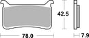 Honda Cmx Rebel [BREMBO] - Competition Carbon Ceramic Brake Pads - 07HO63RC-1
