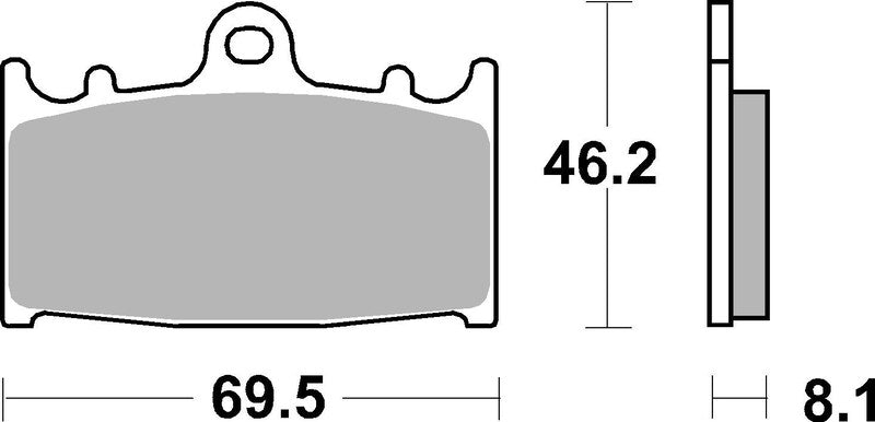Kawasaki Zr 1100 [BREMBO] - Competition Carbon Ceramic Brake Pads - 07KA13RC