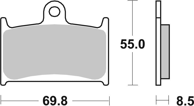 Triumph Rocket [BREMBO] - Competition Carbon Ceramic Brake Pads - 07SU14RC