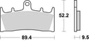 Kawasaki Zrx [BREMBO] - Competition Carbon Ceramic Brake Pads - 07SU19RC
