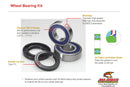 Ktm 640 Adventure [ALL BALLS] - REAR WHEEL BEARING KIT FOR 640 LC4 '05, ADVENTURE 950 '04-05