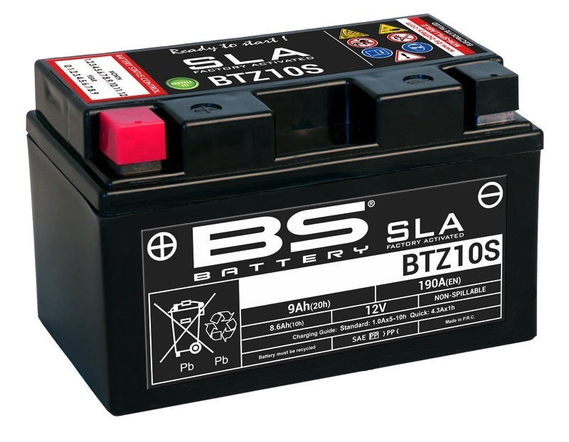 Honda Cbf 1000 [BS BATTERY] - SLA Maintenance Free Battery Factory Activated - BTZ10S