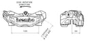 Bmw R Ninet Scrambler [BREMBO] - M4 brake caliper front left titanium Ø32mm-2