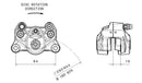 Ducati Panigale 1199 [BREMBO] - Rear brake caliper Ø34mm black-2