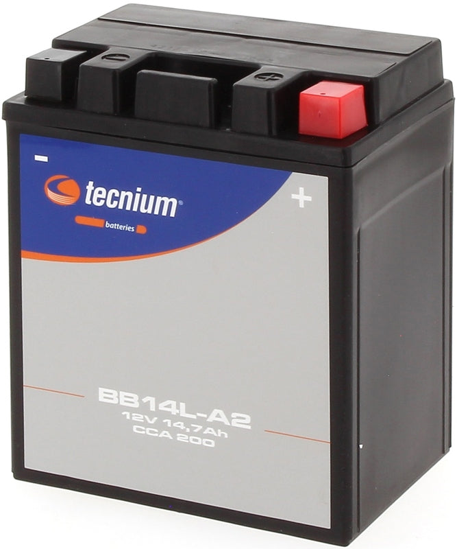 Honda Ft 500 [TECNIUM] - Maintenance-free battery with acid pack - BB14L-A2
