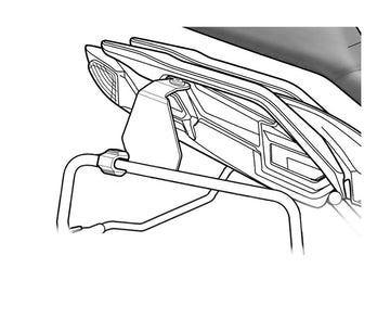 Kawasaki Versys 650 [2015-2026] [SHAD] - 4P Befestigungs-Kit