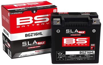 Harley Davidson Touring Note [BS BATTERY] - SLA Maintenance Free Battery Factory Activated - BGZ16HL - 0