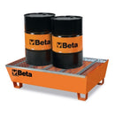 BETA barrel base (transportable) steel for storing 2 barrels (200 l each)
