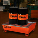 BETA barrel base (transportable) steel for storing 2 barrels (200 l each)