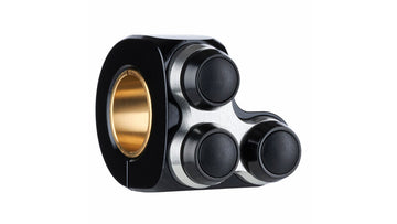 Motorcycle buttons Mo.Switch Basic, 3 buttons black/silver [MotoGadget]