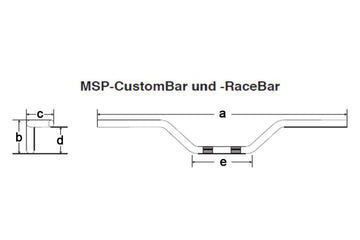 Harley Davidson Fxsb [FEHLING] - Custom Bar High 850 mm Chrome - 0