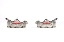 Honda Cb 1000 [BREMBO RACING] - Pair of GP4RX - 1mm brake calipers (CNC machined - chrome plated) (with pads)-2