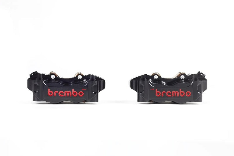 Hypermotard 1100 [BREMBO RACING] - UPGRADE GP4-RB 4-piston brake calipers (pair) front, Ø 30/34 mm