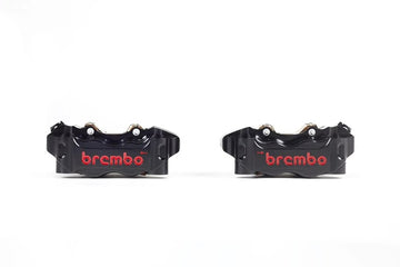 Aprilia Tuono 1000 [BREMBO RACING] - UPGRADE GP4-RB 4-piston brake calipers (pair) front, Ø 30/34 mm - 0