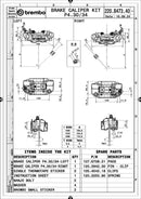 Suzuki Hayabusa [BREMBO RACING] - UPGRADE GP4-RB 4-piston brake calipers (pair) front, Ø 30/34 mm