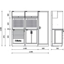 BETA TOOLS RSC50 2.0 workshop equipment combination with 223 tools