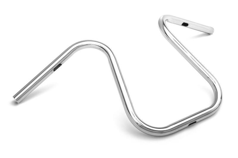 Harley Davidson Sportster Note [HIGHWAY HAWK] - Anfora 40 handlebar, 1 inch (25.4 mm), with 3 holes, chrome
