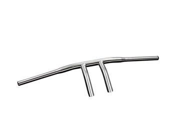 Kawasaki Vn 900 [HIGHWAY HAWK] - Wishbone handlebar, 1 inch (25.4 mm), 800 mm wide, 200 mm high, 90 mm clamp, chrome