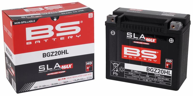 Thunderbird 1600 [BS BATTERY] - SLA Maintenance Free Battery Factory Enabled - BGZ20HL
