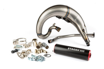 Aprilia RX 50 2T D50B1 [2006–] - Streetrace exhaust red black