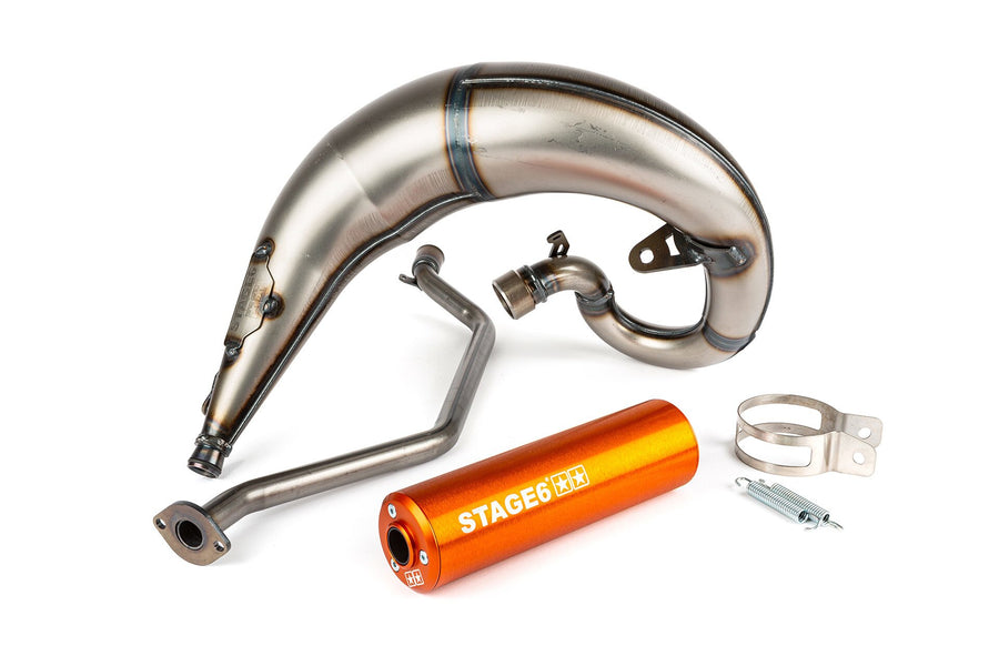 Sherco SM-R 50 2T [2013–2017] - Auspuff Streetrace Highmount CNC Orange