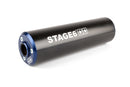 Aprilia RX Factory 50 2T - Auspuff Streetrace Blau Schwarz