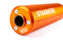 Beta RR Enduro 50 2T - Auspuff Streetrace CNC Orange