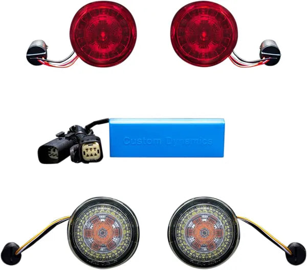 Harley Davidson Flhx [CUSTOM DYNAMICS] – ProBEAM® front and rear turn signal conversion kit