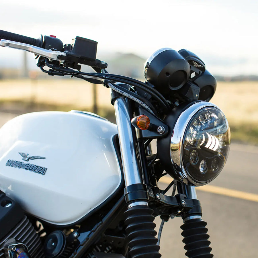 Moto Guzzi V 35 350 C [1981] - 7" LED Adaptive 2 Scheinwerfer – Bild 2