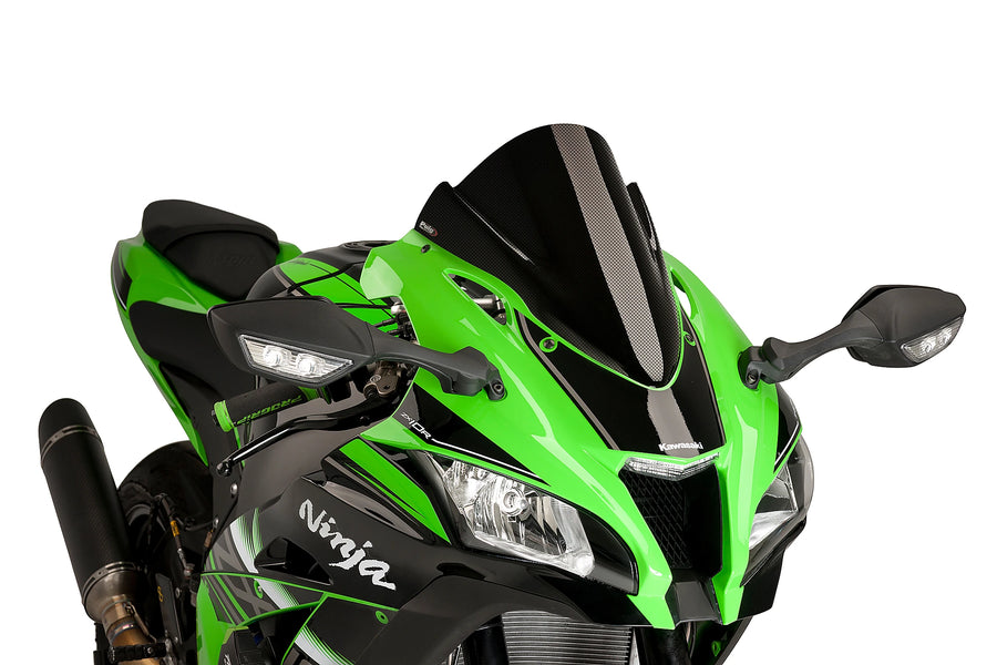 KAWASAKI ZX-10RR NINJA PERFORMANCE [2018] - Z-Racing screen | Carbon look | PUIG 8912C