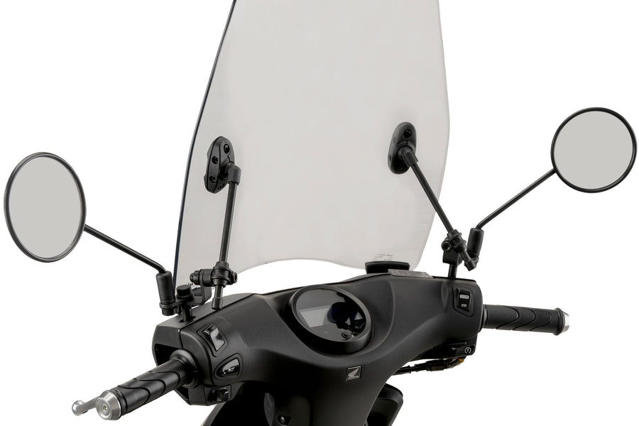 HONDA EM1 E [2024] – Urban scooter windscreen – heavily tinted