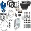 Harley-Davidson FXBR 1923 Softail Breakout 117 [2026] - 129" Power Package Motorleistungs-Kit – Oberfläche: Schwarz, Hervorgehobene Lamellen – Merkmal: Schwarze Stößelstangenrohre – Bild 7