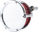 Harley-Davidson FXSBSE 1800 Breakout CVO [2013] - BA air filter kit - Surface: Chrome-plated, Red - Image 1