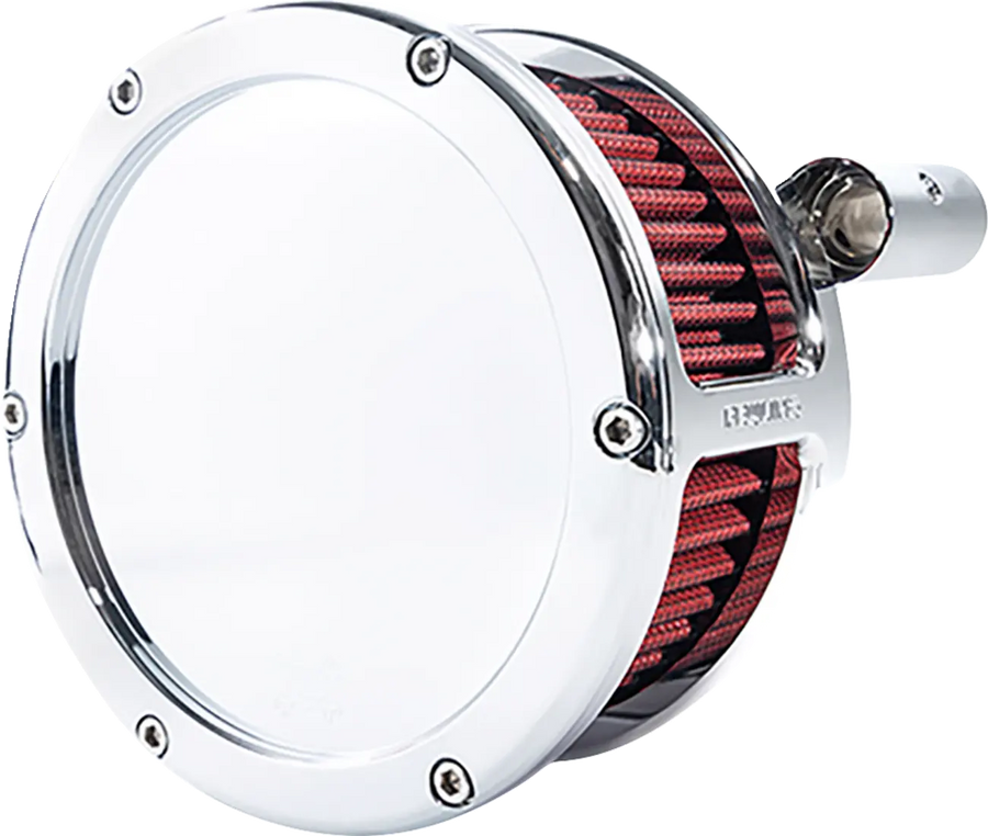 Harley-Davidson FXSBSE 1800 Breakout CVO [2013] - BA air filter kit - Surface: Chrome-plated, Red - Image 1