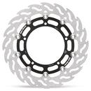 Yamaha MXT 850 Niken [2018-2020] - Flame Series Schwimmende Bremsscheibe – Oberfläche: Schwarz – Material: Aluminium, Stahl – Art.-Nr. 112189 – Bild 1