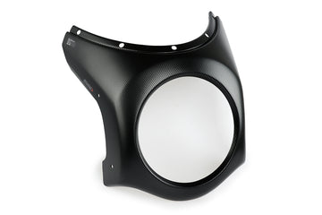 PUIG CV8 Variant 2 replacement half fairing Ø 195 mm | Carbon look | PUIG 9230C