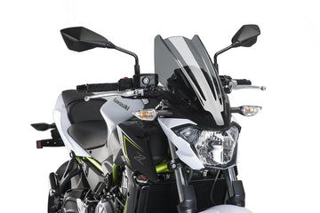 KAWASAKI Z 650 [2019] - PUIG New Generation Touring Windshield | Heavily toned | PUIG 9369F